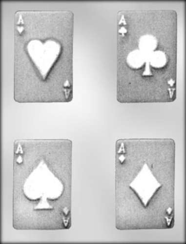 Playing Cards Chocolate Mould - Click Image to Close